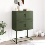 Sideboard Olive Green 68.5x38.5x107 cm Steel 846486