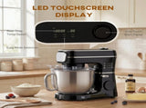 Stand Mixer, 6L 1400W Tilt-Head Food Mixer with 11 Speeds, Pulse & Fermentation Function, LED T3398P554162