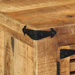 Shoe Cabinet Brown 110 x 38 x 45 cm Solid Mango wood 4019630
