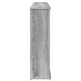 Fireplace with LED Strip Grey Sonoma 130 x 20 x 69.5 cm 8021092