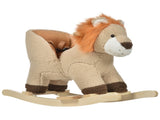 Kids Children Rocking Horse Plush Ride On Lion Seat w/ Sound Wood Base Seat Safety Belt Toddler Baby T3398P348009