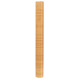 Balcony Screen Light Brown 1000x80 cm Poly Rattan 156277