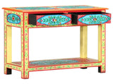 Hand Painted Console Table 80x35x75 cm Solid Mango Wood 286159