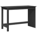 Desk Cabinet Set 2 pcs Grey Solid Pine Wood 3438767