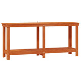Work Bench Wax Brown 180 x 50 x 80 cm Solid Pine Wood 869967