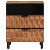 Bedside Cabinet Brown 50 x 33 x 62 cm Solid Mango Wood 4017910