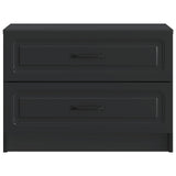 Bedside Cabinet Black 62 x 34.5 x 44.5 cm Engineered Wood 895696