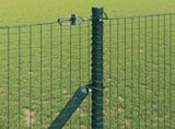 Ground Fix Welded Wire Fence 10 x 1 m PVC-Coated Steel Green 3351693