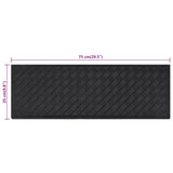 Stair Treads 10 pcs 25x75 cm Rubber 155643