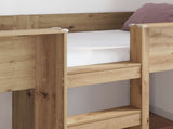 Bunk Bed for Kids Artisan Oak 100 x 200 cm Engineered wood 3410506