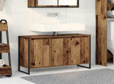 Bathroom Cabinet Old Wood 90 x 30 x 60 cm Engineered Wood 886484