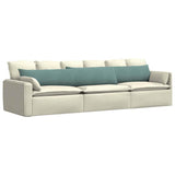 Sofa Pillows 2 pcs Sea Green 200 x 40 cm Corduroy Fabric 42013895