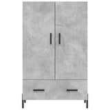 Highboard Concrete Grey 69.5x31x115 cm Engineered Wood 828248