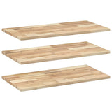 Floating Shelves 3 pcs 100x40x2 cm Untreated Solid Wood Acacia 3279401