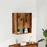 Wall Cabinet Old Wood 60x31x70 cm Engineered Wood 857067