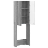 Toilet Cabinet ARNHEM Grey Sonoma 66 x 25.5 x 190 cm 896701