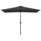 Garden Parasol Anthracite Polyester 300x200 cm Tiltable 44501
