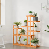 Flower Stand 110x25x111 cm Solid Wood Fir 362868
