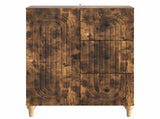 Sideboard Smoked Oak 66 x 34.5 x 90 cm Engineered Wood 894170