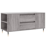 Coffee Table Grey Sonoma 102x44.5x50 cm Engineered Wood 830994