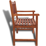 Garden Bench Light Brown Acacia hardwood Medium Durable 41448