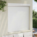 Roller Shutter Aluminium 130x140 cm White 144973