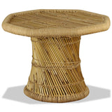 Coffee Table Bamboo Octagon 60x60x45 cm 244219