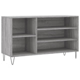 Shoe Cabinet Grey Sonoma 102x36x60 cm Engineered Wood 831418