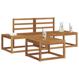 Outdoor Sofa Set 3 pcs Natural Solid Acacia Wood 3366942