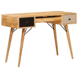 Writing Desk Brown 110 x 55 x 76 cm Solid Mango Wood 4104606