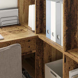 Corner Desk Old Wood 101.5 x 149.5 x 149.5 cm Engineered Wood 3337247
