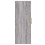 Wall Mounted Cabinets 2 pcs Grey Sonoma Engineered Wood 3197983
