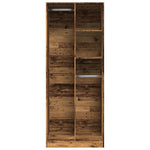 Wardrobe Old Wood 80x50x200 cm Engineered Wood 3307763