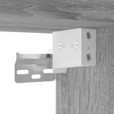 ZNTS 3 Piece Bathroom Cabinet Set Grey Sonoma Engineered Wood 3214733