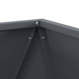 Planter Anthracite 50 x 50 x 50 cm Steel 883840