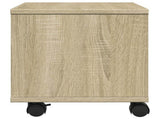 Printer Stand with Wheels Sonoma Oak 41x32x34,5 cm 840613