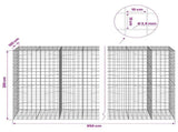 Gabion with 3.5 mm Wire and 10x10 cm Mesh 950x100x200 cm 3463453