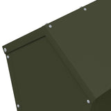 Chicken Feeder Olive Green 40 x 40 x 45 cm Cold-Rolled Steel 874679