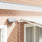 Retractable Awning White 300 x 250 cm Fabric and Steel 3330070
