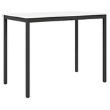 Bar Table White 140 x 80 x 105 cm Solid Pine Wood 892808
