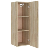4 Piece TV Cabinet Set Sonoma Oak Engineered Wood 3114200