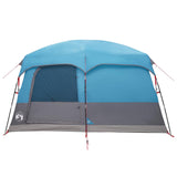 Family Tent with Roof Blue 380 x 260 x 190 cm Polyester 42028494