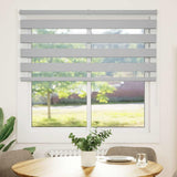 Zebra Blind Light Grey 145x100 cm Fabric Width 140.9 cm Polyester 4014426