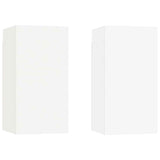 TV Cabinets 2 pcs White 30.5x30x60 cm Engineered Wood 803327