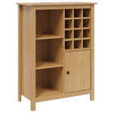Wine Cabinet HILL Honey Brown 79.5 x 40 x 107.5 cm 42025037