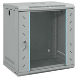Network Cabinet with Storage Grey 53 x 45 x 60 cm Steel 42017657