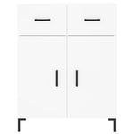Highboard White 69.5x34x180 cm Engineered Wood 3198529