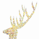 3D Reindeer with 250 LEDs Warm white 91 x 32 x 180 cm PET 42019058