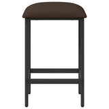 Bar Stool 2 pcs Taupe 40 x 32 x 74 cm Engineered Wood 8006178