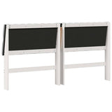 Upholstered Headboard Light Grey 180 cm Solid Pine Wood 879328